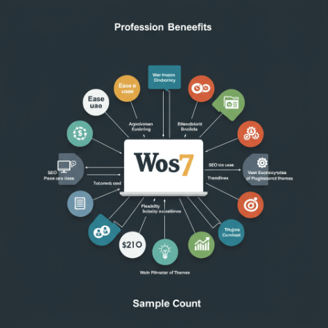 Diagram of WordPress benefits
